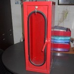 Μεταλλική θήκη πυροσβεστήρα 6 kg με τζάμι