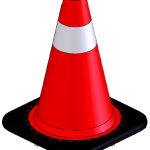 Ελαστικός κώνος 30cm PARK-DH-TC-30 απο pvc