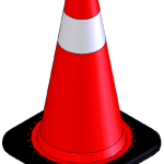 Ελαστικός κώνος 45cm PARK-DH-TC-45 απο pvc