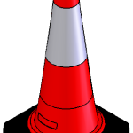 Πλαστικός κώνος 75 cm PARK-DH-PE-2