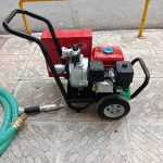 Αντλία Βενζίνης τροχήλατη 7hp υψηλού μαν/κού για πυρόσβεση 40μ μάνικα FIRE EXPERT