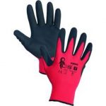 Γάντια ALVAROS, βουτηγμένα σε νιτρίλιο, κόκκινο-μαύρο 3121X