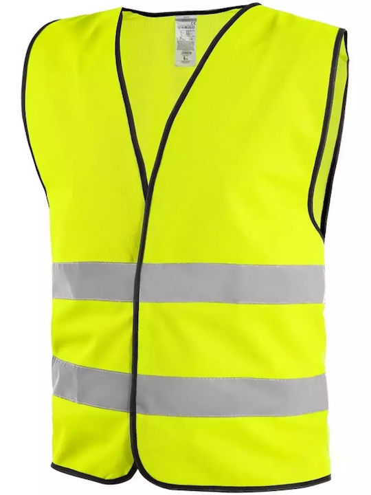 Υψηλής ευκρίνειας αντανακλαστικό γιλέκο κιτρινο 2RP